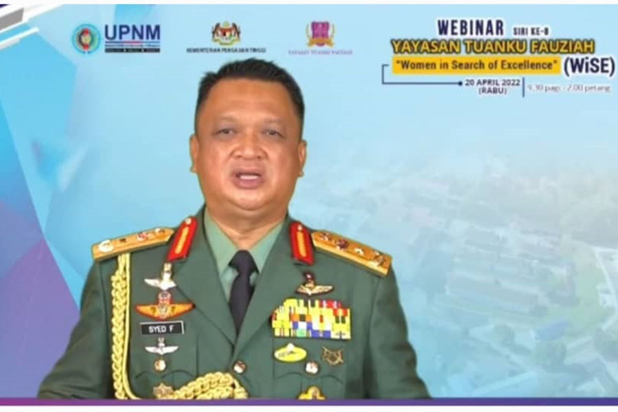 UPNM Menganjur Webinar Yayasan Tuanku Fauziah