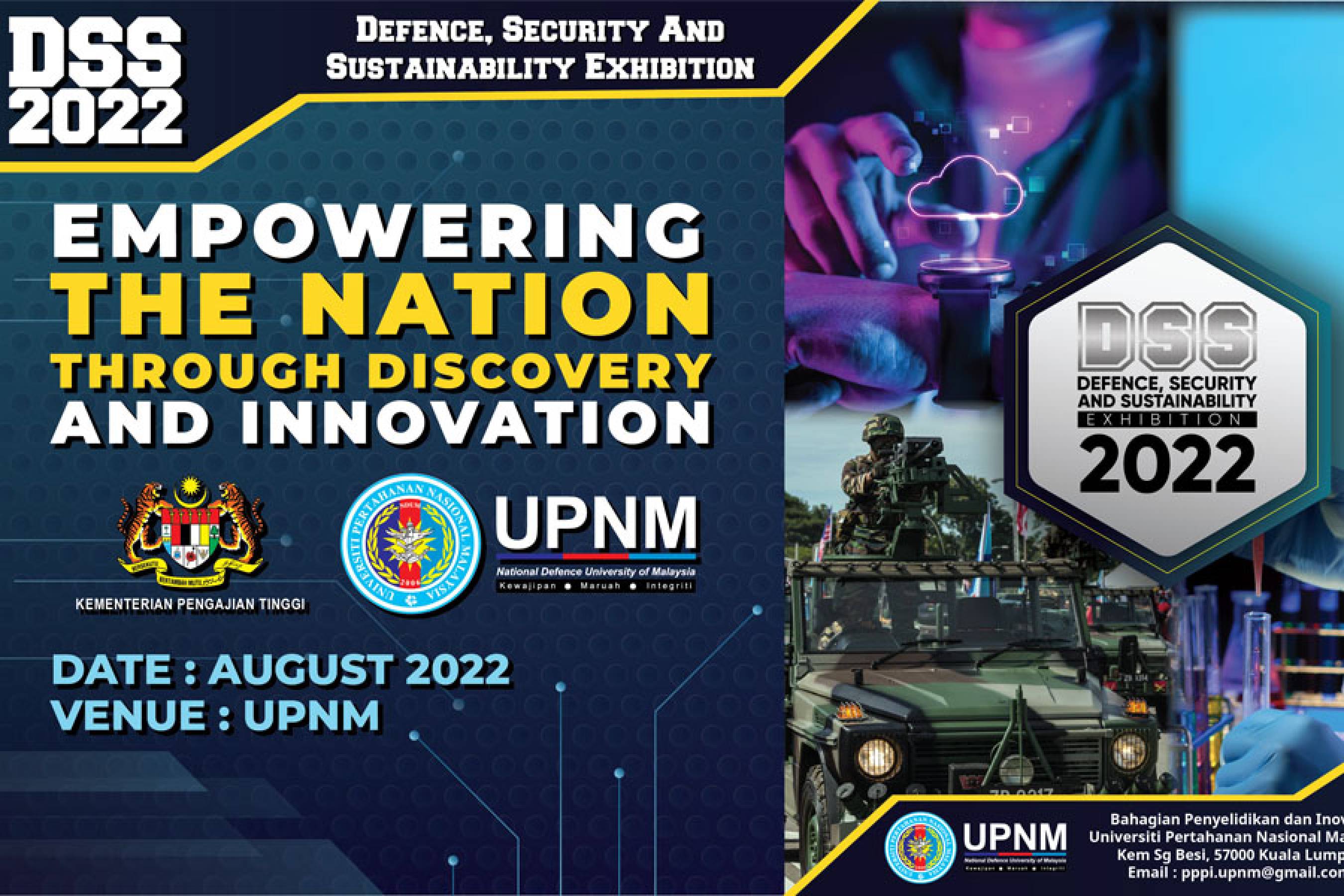 Defence, Security and Sustainability Exhibition 2022 (DSS 2022), Peringkat UPNM