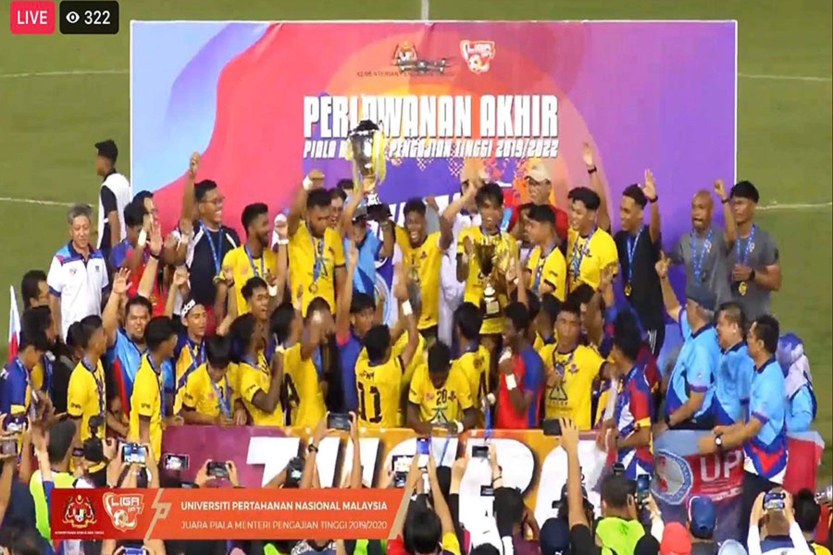 UPNM Menjuarai Piala Menteri Pengajian Tinggi