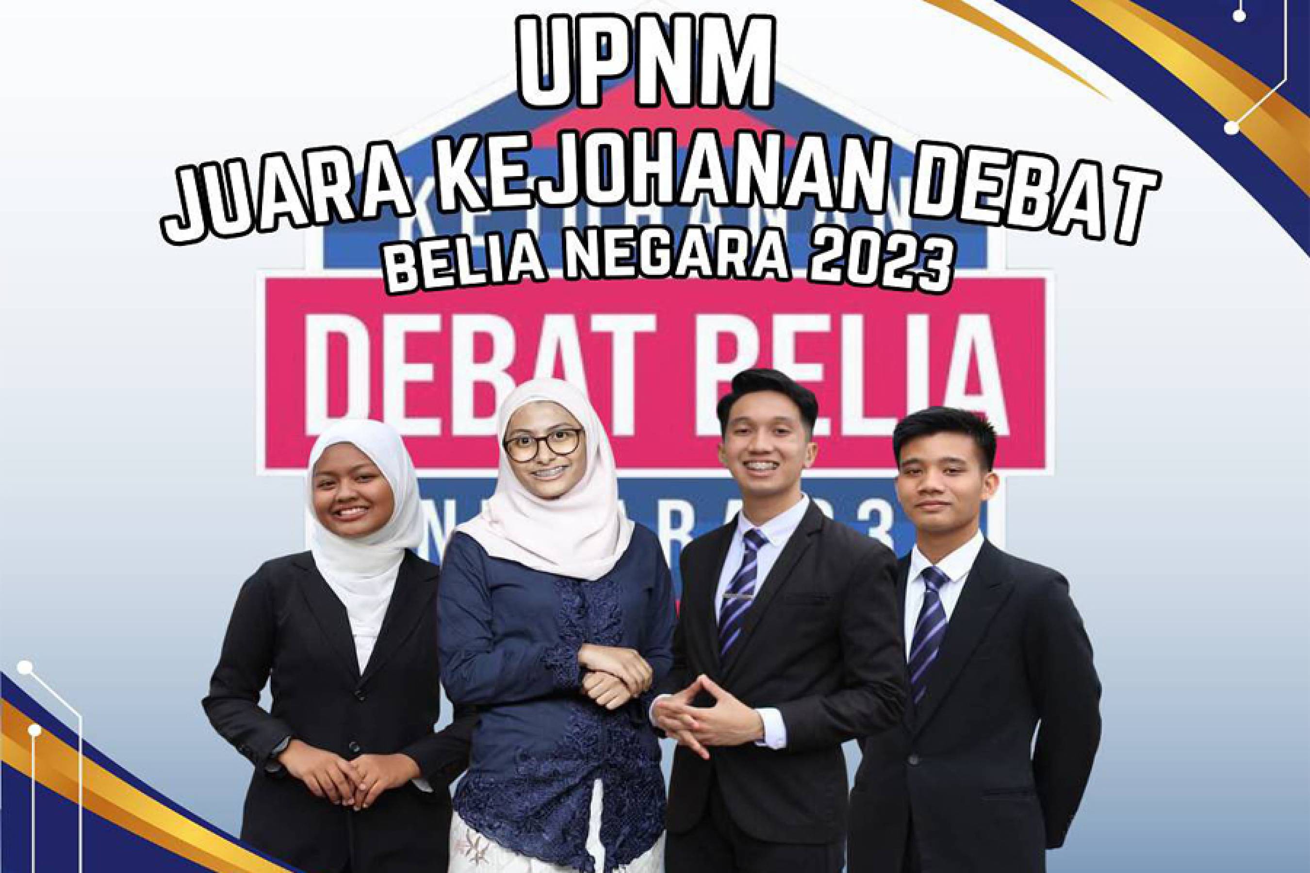 Tahniah Diucapkan Atas Pencapaian Gelaran Juara Pasukan Debat UPNM