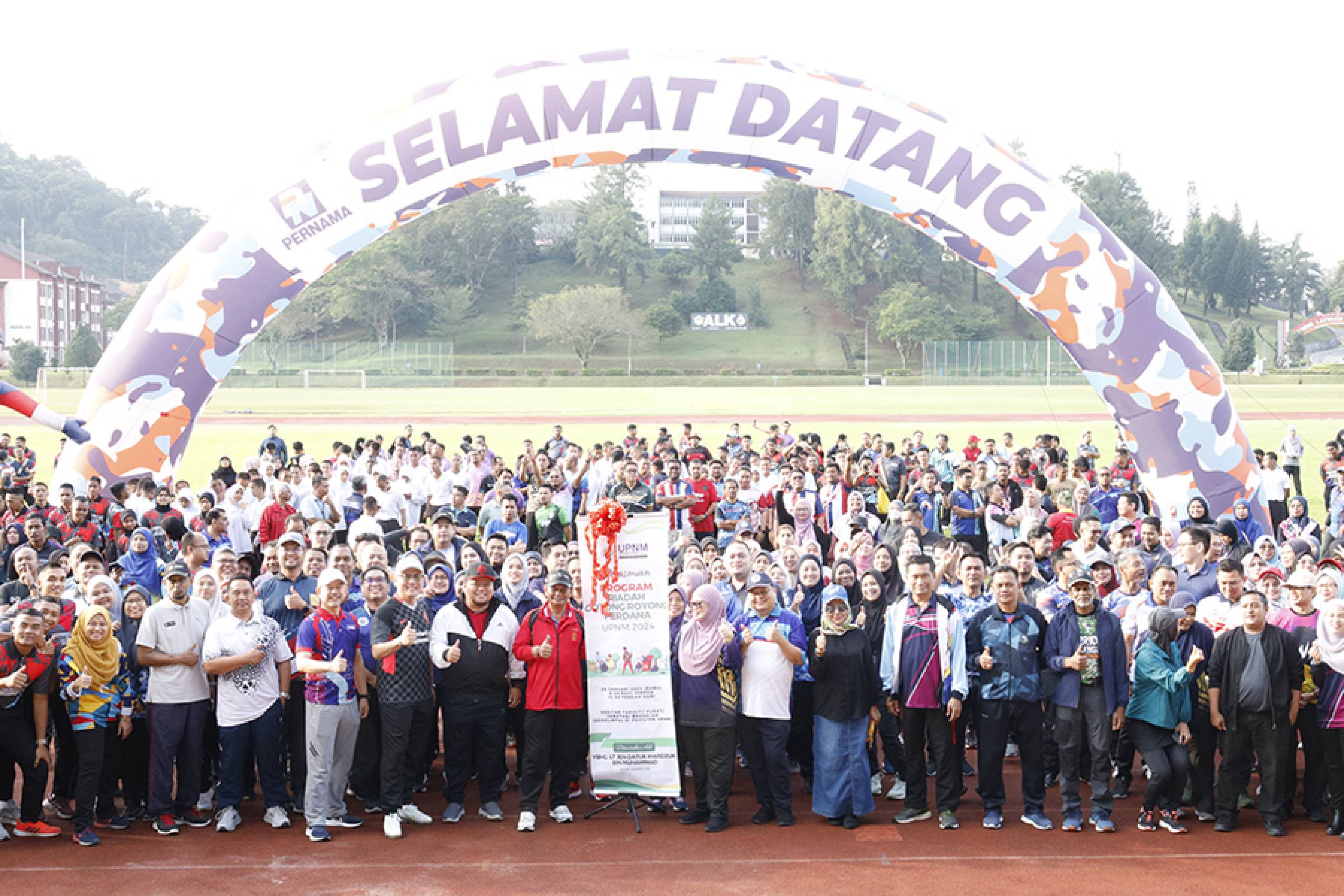 Program Riadah Gotong-royong Perdana UPNM 2024