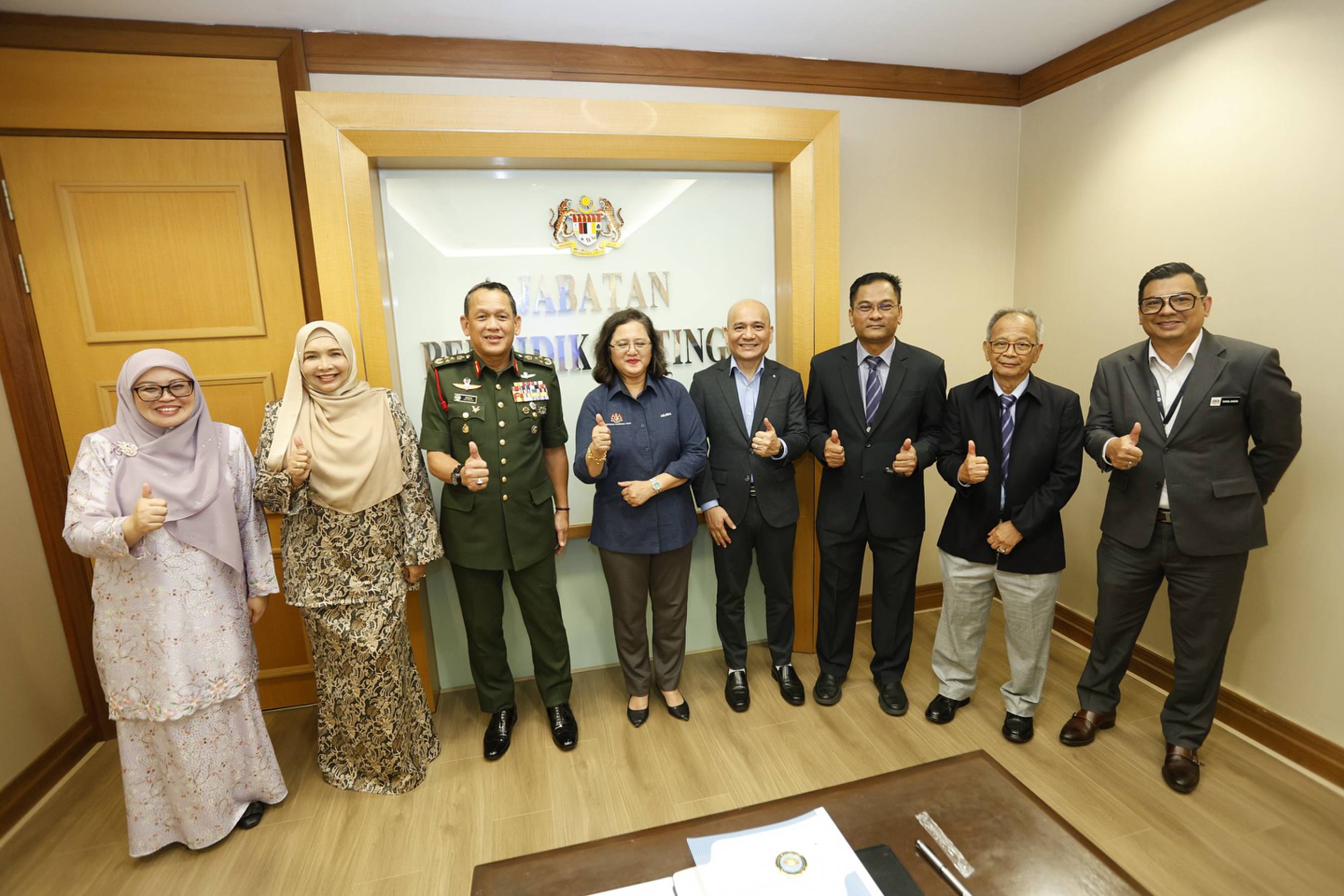 Naib Canselor UPNM adakan Kunjungan Hormat ke atas Ketua Pengarah Pendidikan Tinggi